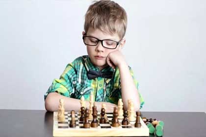 Kid Playing Chess